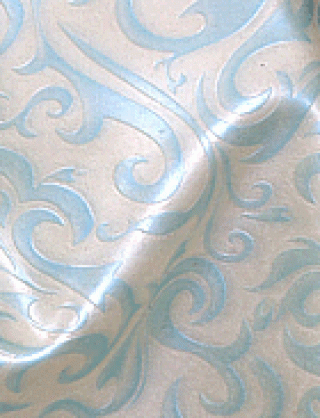 Struktur Latex Damas Blue on White